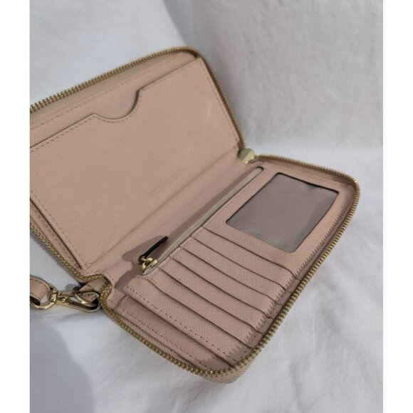 Michael Kors Saffiano Leather Large Smartphone Wristlet Wallet - Picture 7 of 12